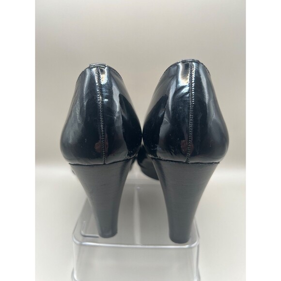 Sofft Ramona Womens Black Patent Leather Recessed Platform Pumps 3" Heel Size 9M - Picture 6 of 7